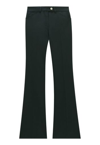 Courrèges high waisted wide-leg trousers - Nero