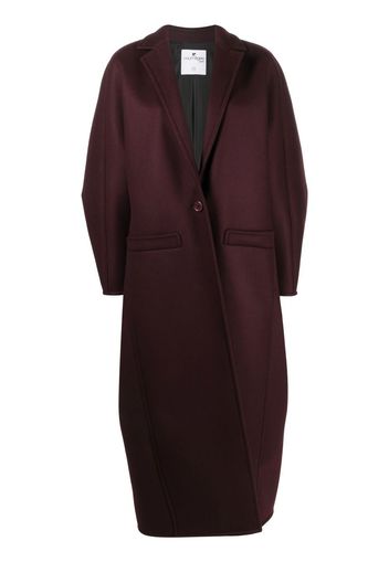 Courrèges Cappotto Prism monopetto lungo - Rosso