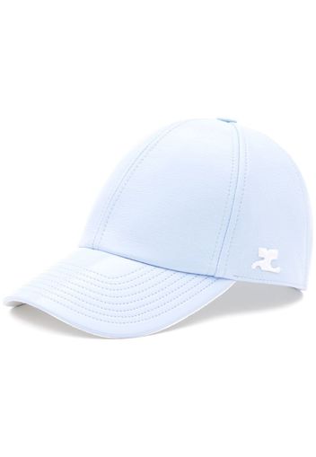 Courrèges Cappello da baseball con applicazione - Blu