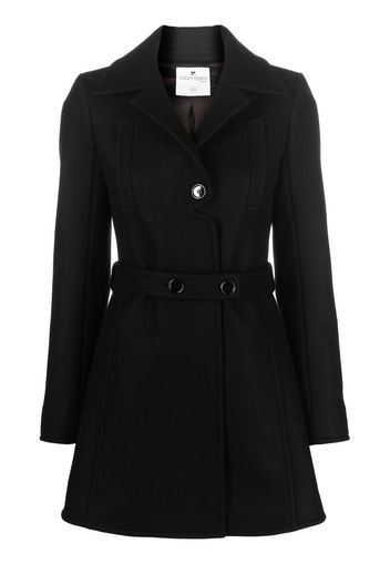 Courrèges notched-lapel short coat - Nero