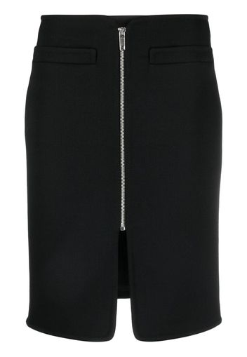 Courrèges Swallow zip-fastening skirt - Nero