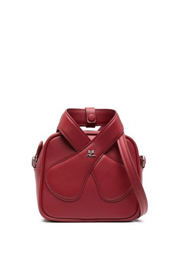 Courrèges loop mini shoulder bag - Rosso