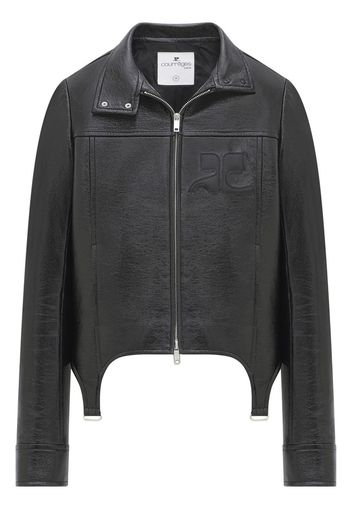 Courrèges Bomber con zip - Nero