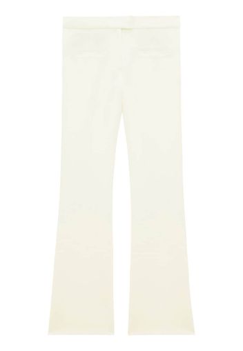 Courrèges Pantaloni con zip - Bianco