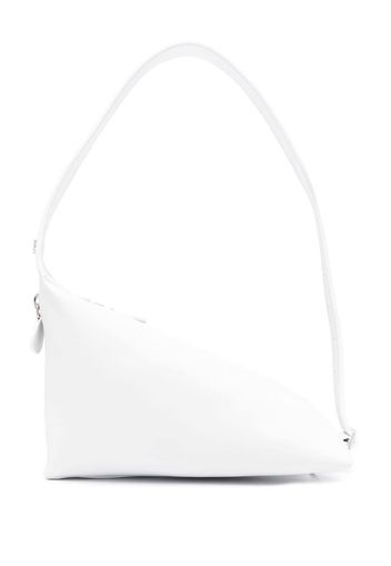 Courrèges Shark Baby leather shoulder bag - Bianco