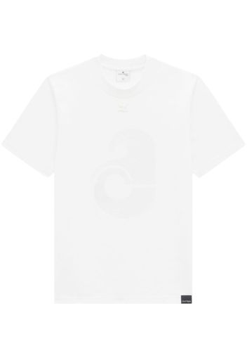 Courrèges T-shirt con applicazione - Bianco