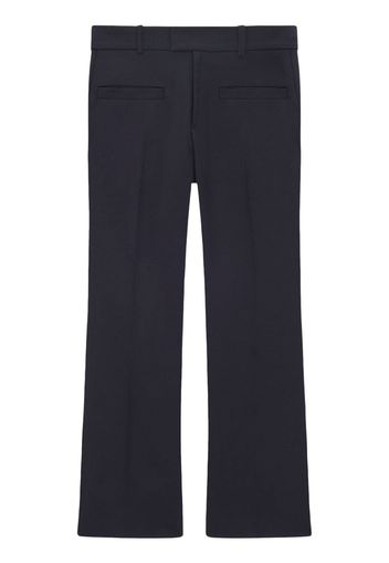 Courrèges cropped tailored trousers - Blu