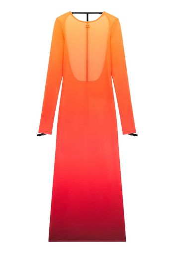 Courrèges Sunset gradient-effect dress - I003_DEGRADE SUNSET