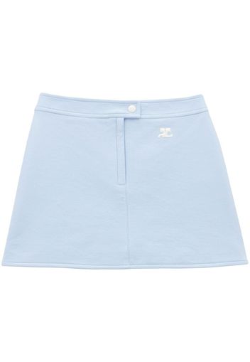 Courrèges A-line mini skirt - Blu