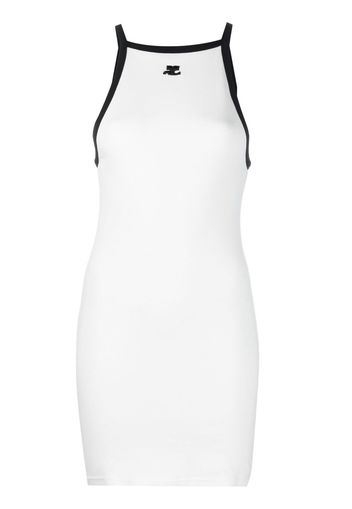 Courrèges sleeveless mini-dress - Bianco