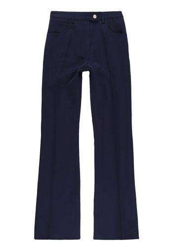 Courrèges 70's bootcut-leg trousers - Blu