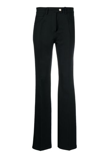 Courrèges high-waisted straight-leg trousers - Nero