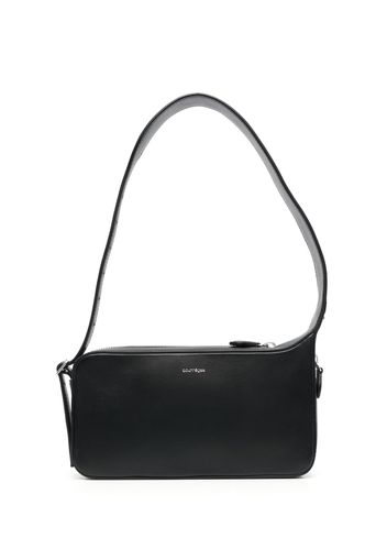 Courrèges leather racer shoulder bag - Nero