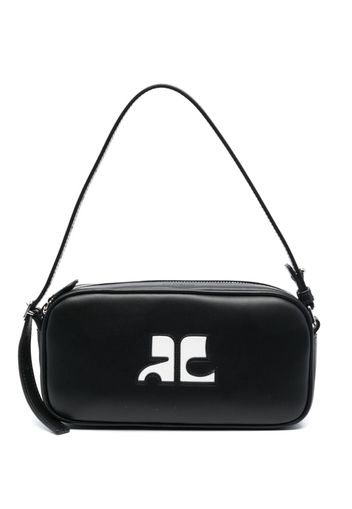 Courrèges Camera leather shoulder bag - Nero