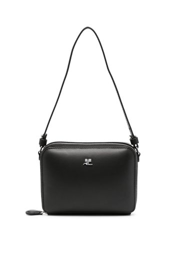 Courrèges Cloud Reflex leather shoulder bag - Nero