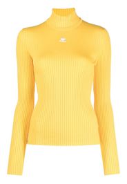 Courrèges Maglione a coste - Giallo