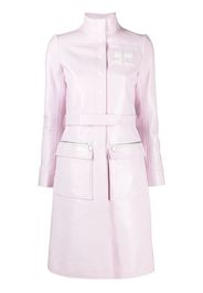 Courrèges inlaid-logo trench coat - Rosa