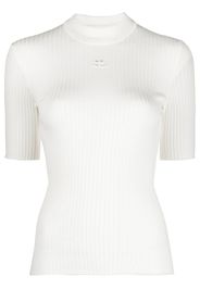 Courrèges Maglione a coste - Bianco