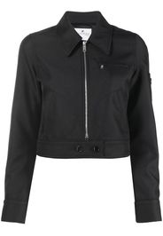 Courrèges zip-up bomber jacket - Nero