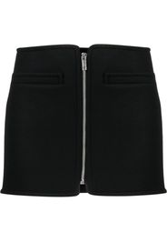 Courrèges zip-fastening Swallow skirt - Nero