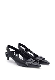 Courrèges Pumps in pelle Racer - Nero