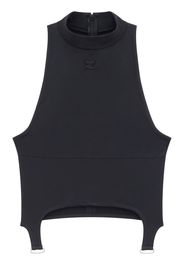 Courrèges Top smanicato - Nero