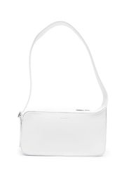 Courrèges zipped leather shoulder bag - Bianco