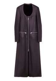 Courrèges Cappotto di pelle - Nero