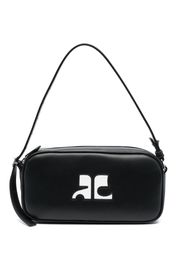 Courrèges Camera leather shoulder bag - Nero