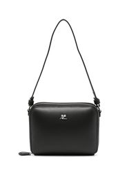 Courrèges Cloud Reflex leather shoulder bag - Nero