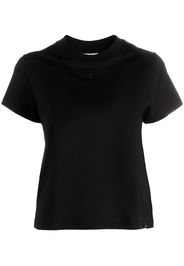 Courrèges crew-neck jersey T-shirt - Nero