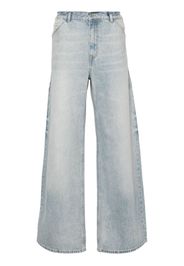 Courrèges mid-rise straight-leg jeans - Blu