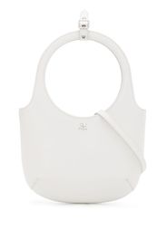 Courrèges Holy leather tote bag - Bianco
