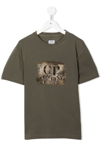 C.P. Company Kids T-shirt con stampa - Verde