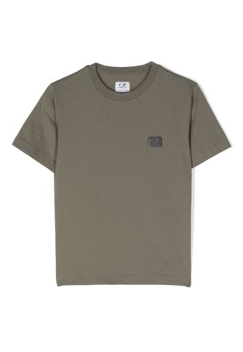 C.P. Company Kids crew-neck cotton t-shirt - Verde