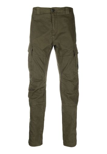 C.P. Company Kids panelled cargo trousers - Verde