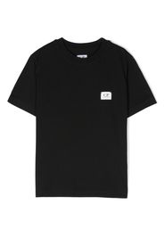 C.P. Company Kids logo-patch cotton T-shirt - Nero