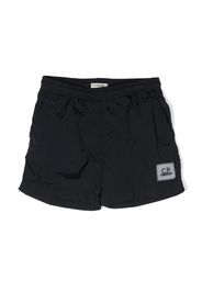 C.P. Company Kids straight-leg swim shorts - Blu