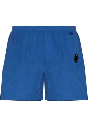 C.P. Company Lens-detail swim shorts - Blu