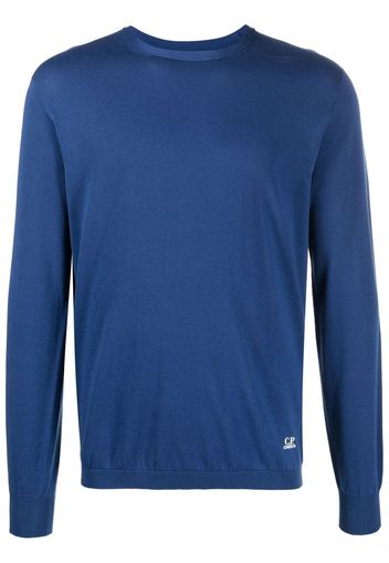 C.P. Company logo-print sweatshirt - Blu