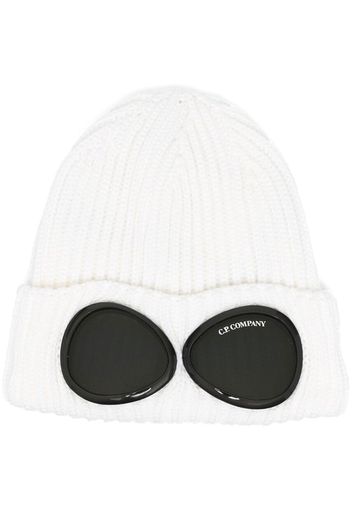 C.P. Company google-detail wool beanie - Bianco