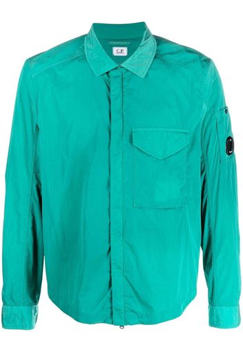 C.P. Company Lens-detail lightweight shirt jacket - Verde