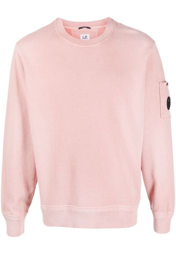 C.P. Company Lens-detail crew-neck sweatshirt - Rosa