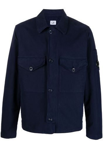 C.P. Company cotton shirt jacket - Blu