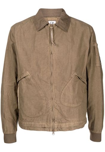 C.P. Company classic-collar bomber jacket - Marrone