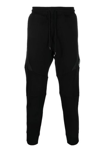 C.P. Company Lens-detail cotton-jersey track pants - Nero