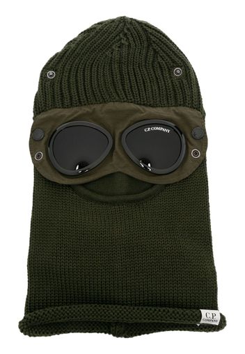 CP Company, C.P. Company Goggles-detail wool balaclava - Verde