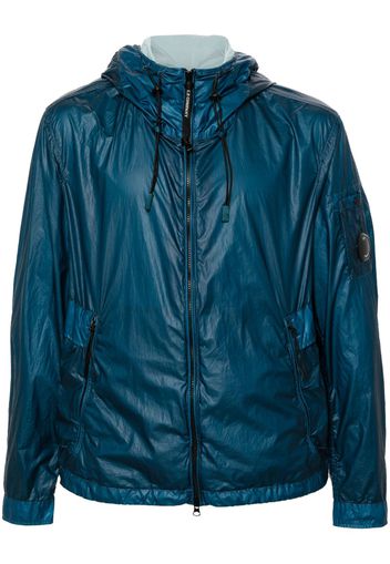 C.P. Company Lens-detail hooded jacket - Blu