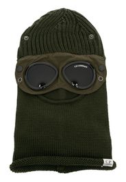 C.P. Company Goggles-detail wool balaclava - Verde