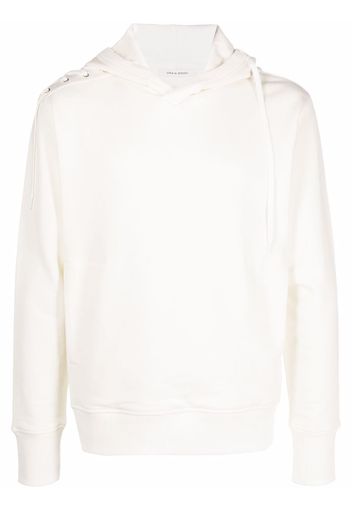 Craig Green lace-up detail hoodie - Bianco